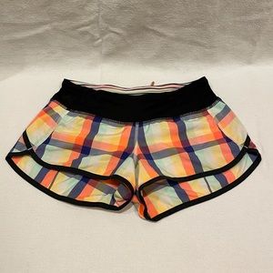 Lululemon Speed Short - Seawheeze Entry Plaid Size 2